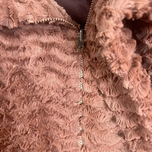 Patagonia Pelage Fleece Wide Collar Outdoor Jacket Faux Fur Size small - Picture 4 of 11